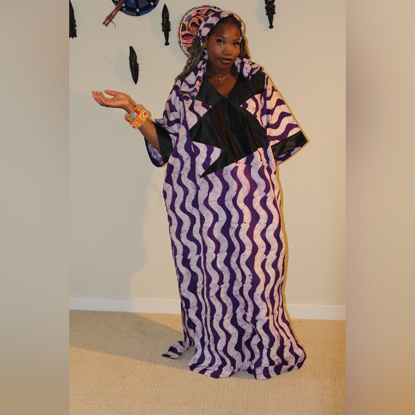 African Kaftan Dress Full Length