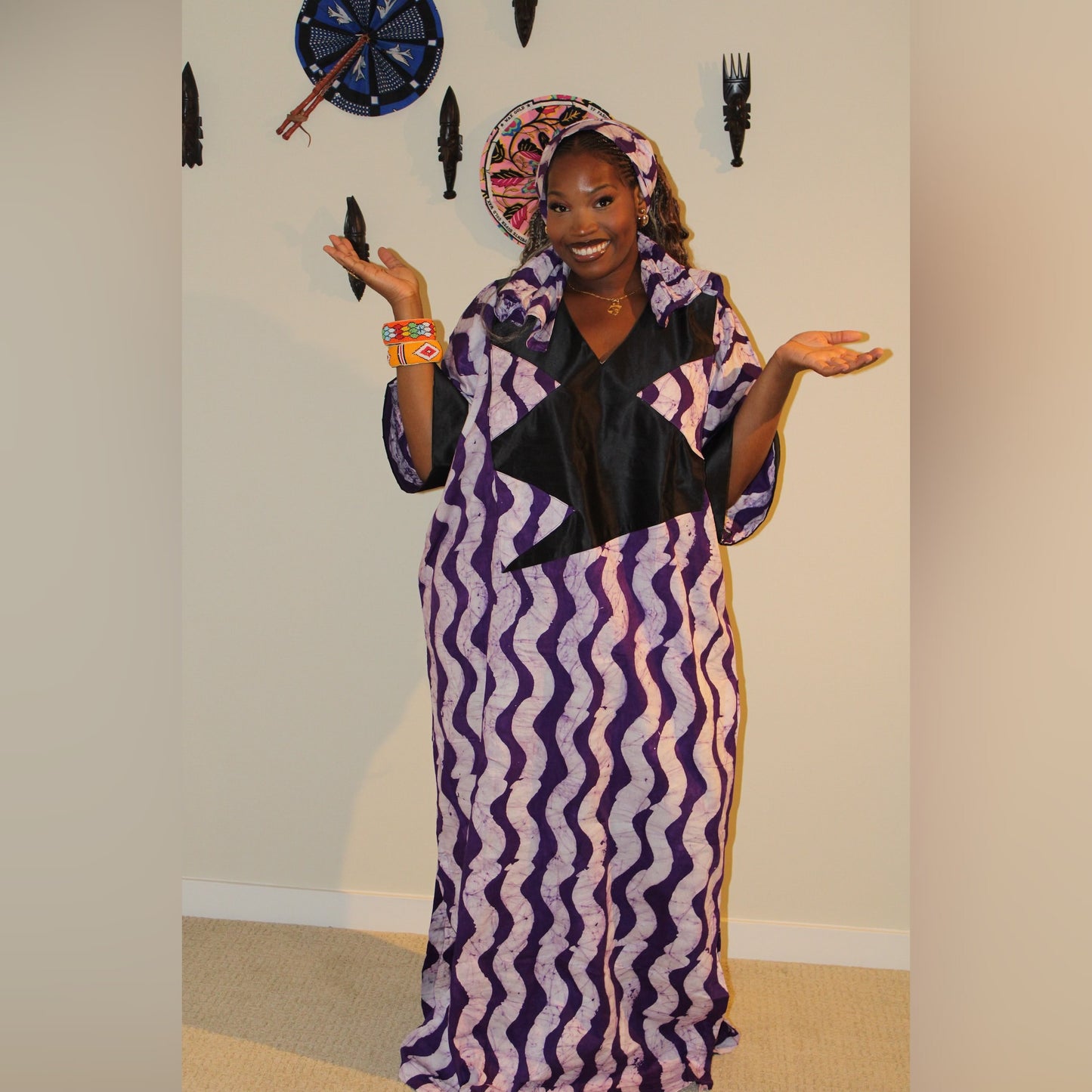 African Kaftan Dress Full Length