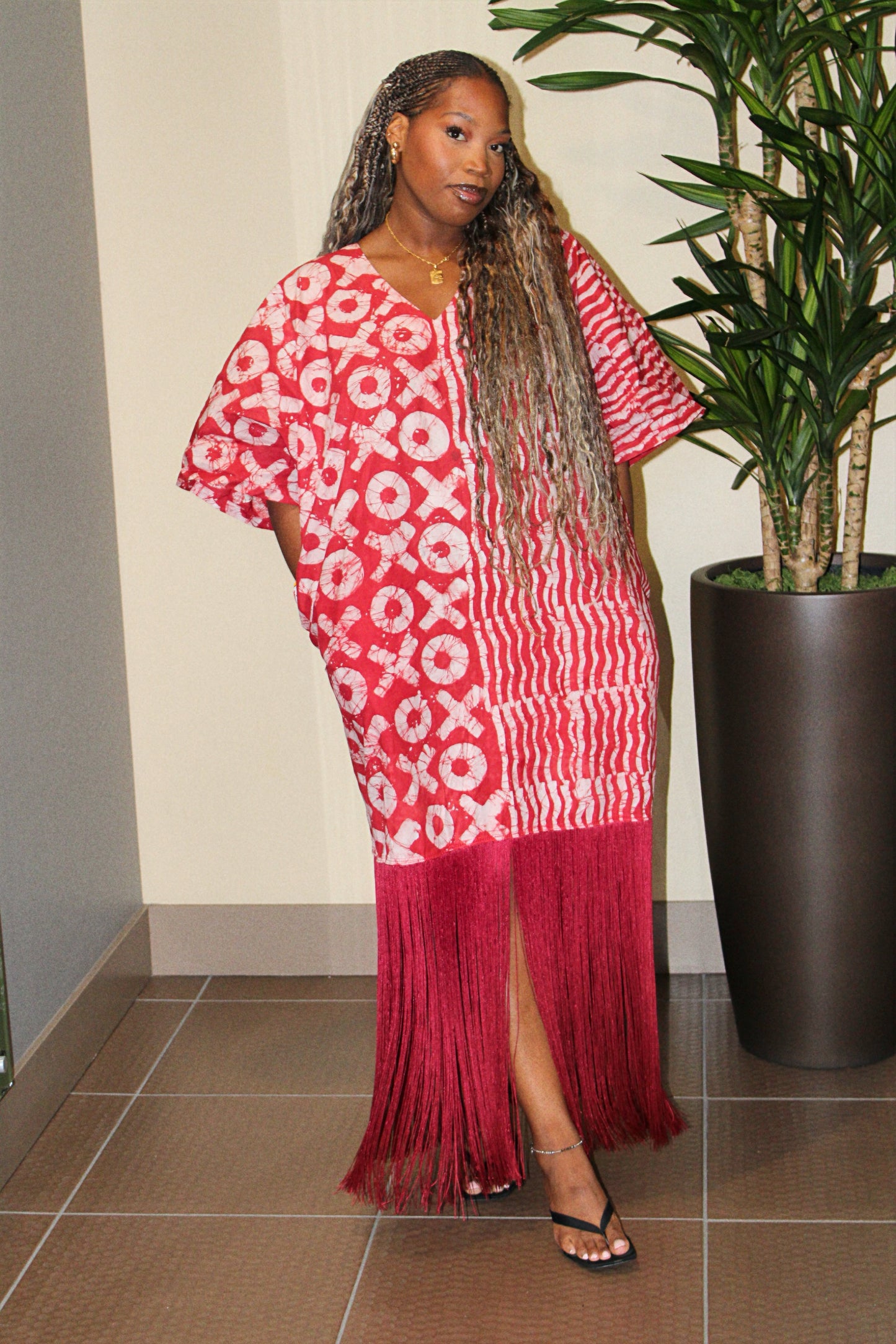 Zuri Crimson Cascade