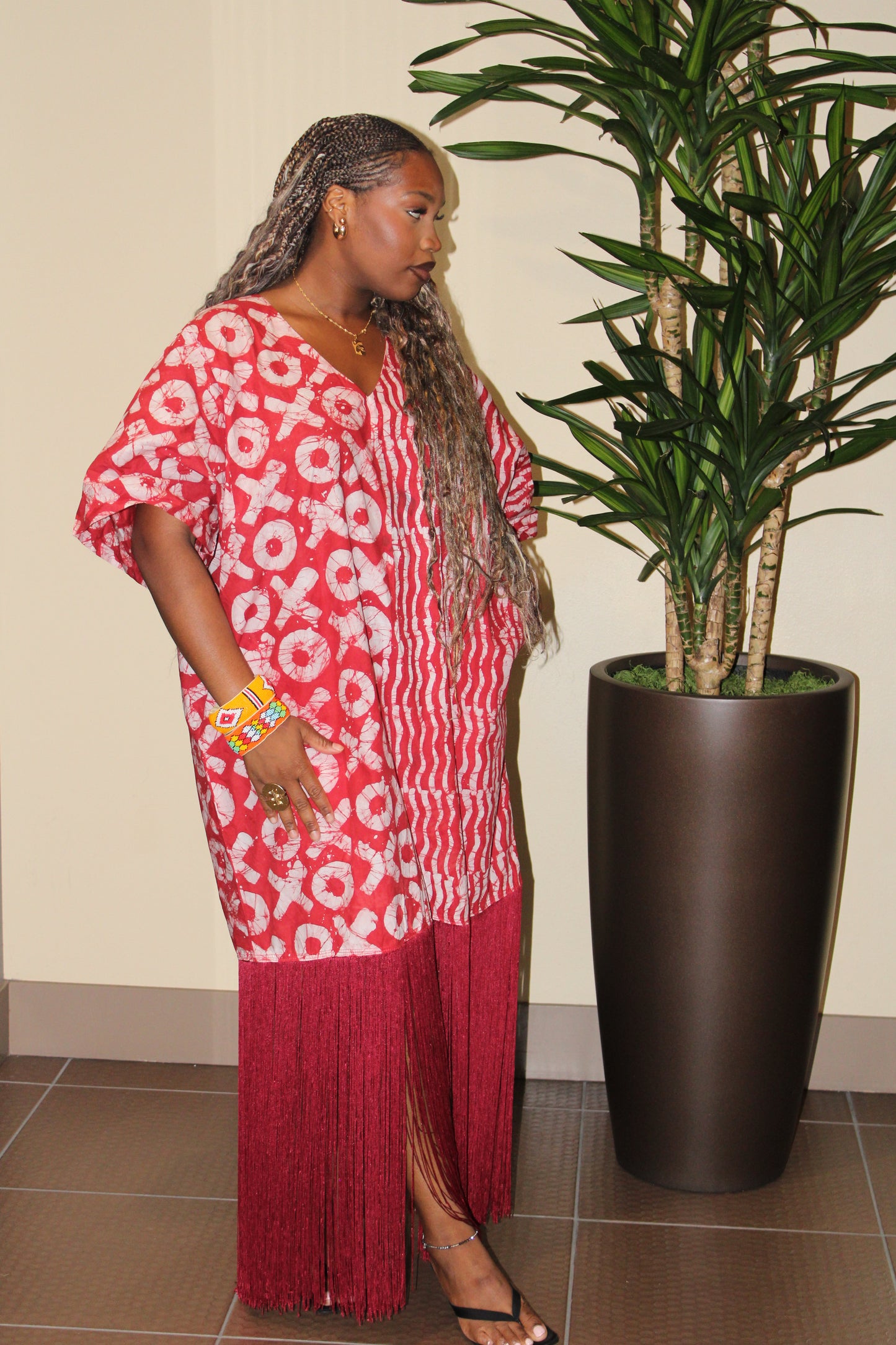 Zuri Crimson Cascade